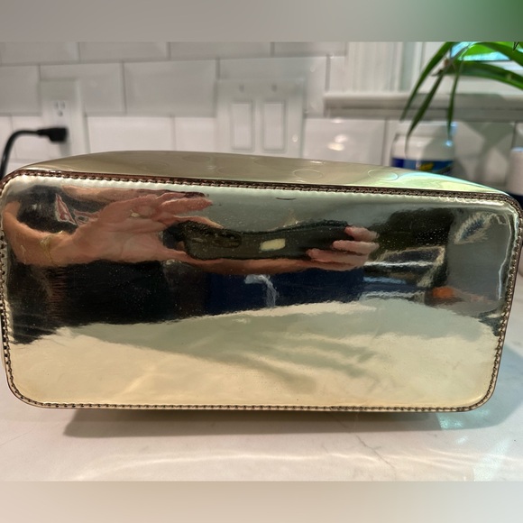 KATE SPADE Jeralyn Camellia Street Gold Patent Leather Tote Bag - Picture 3 of 6